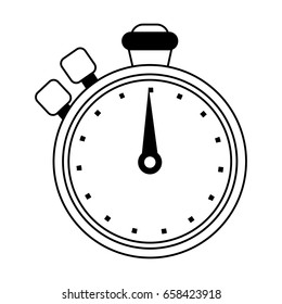 chronometer silhouette  illustration