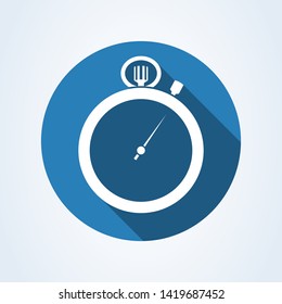 chronometer, Stopwatch Simple vector modern icon design illustration