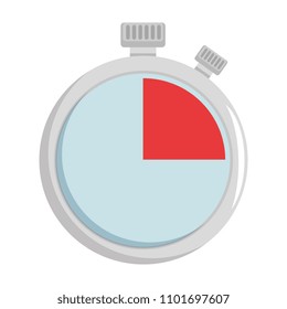 chronometer time clock isolated icon