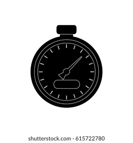 chronometer time isolated icon