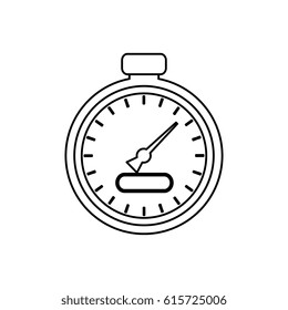 chronometer time isolated icon