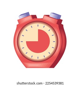 chronometer timer icon white background - Shutterstock ID 2254539381