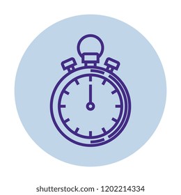 chronometer timer isolated icon