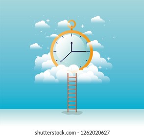 chronometer timer isolated icon