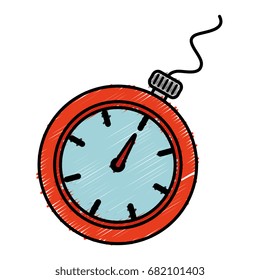 chronometer timer isolated icon