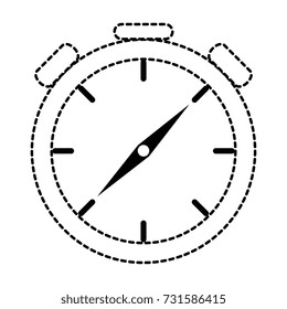 chronometer timer isolated icon