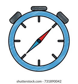 chronometer timer isolated icon