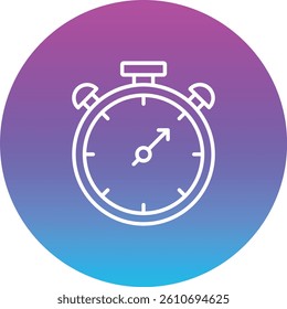 Chronometer vector icon. Can be used for printing, mobile and web applications.