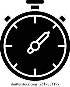 Chronometer vector icon. Can be used for printing, mobile and web applications.