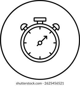 Chronometer vector icon. Can be used for printing, mobile and web applications.