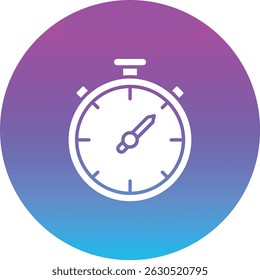 Chronometer vector icon. Can be used for printing, mobile and web applications.