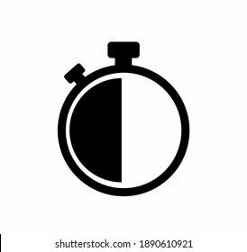 Chronometer vector icon on a white background