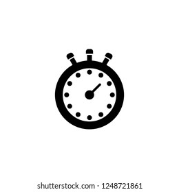 Chronometer vector icon. Chronometer sign on white background. Chronometer icon for web and app