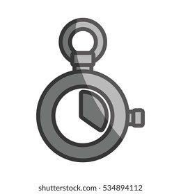 chronometer watch isolated icon