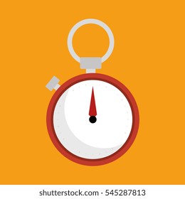 chronometer watch isolated icon