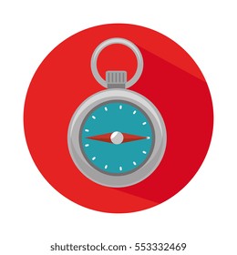 chronometer watch isolated icon