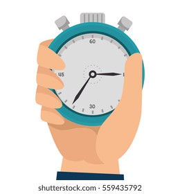 chronometer watch isolated icon