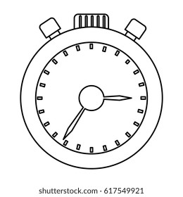 chronometer watch isolated icon