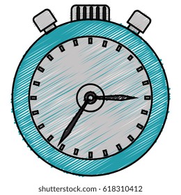 chronometer watch isolated icon