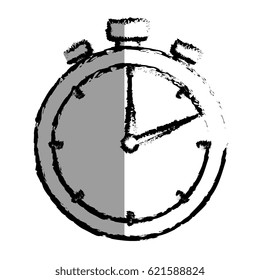chronometer watch isolated icon