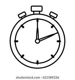 chronometer watch isolated icon