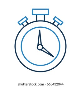chronometer watch isolated icon