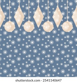 Chrstmas and New Year print wallpaper background with decoration season illustration vector 