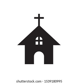 Church Sanctuary Vector Illustration Icon Simple Stock Vector (Royalty ...