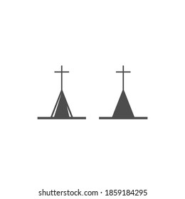 Chruch signs icon design template