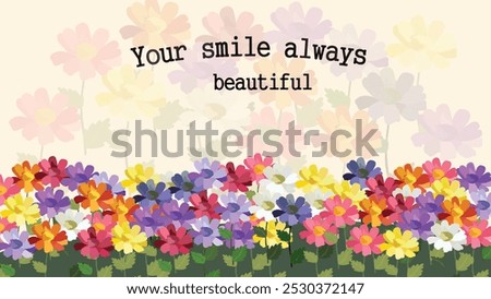 The chrysanthemum flower background, banner, wall paper conclude blank space for write some thing ,in spring season theme. Vector illustration.