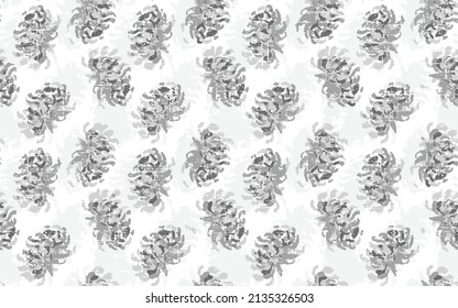 chrysanthemum flowers, design elements. grunge black slub textured background, fabric, wallpapers Jerusalem artichokes flower.