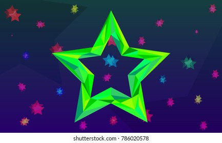 Chrystalic Abstract Star