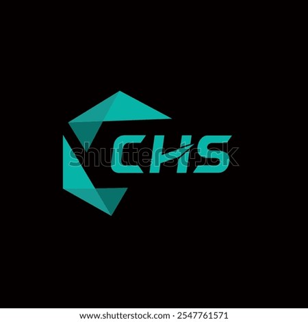 CHS creative minimalist letter logo. CHS unique vector initials alphabet letter logo design 
