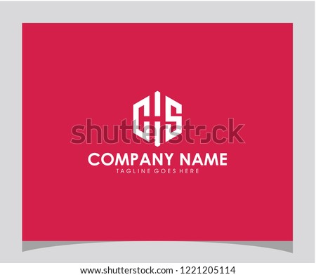 CHS initial icon logo design vector eps 10