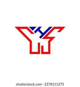 CHS letter logo creative design with vector graphic, CHS simple and modern logo.