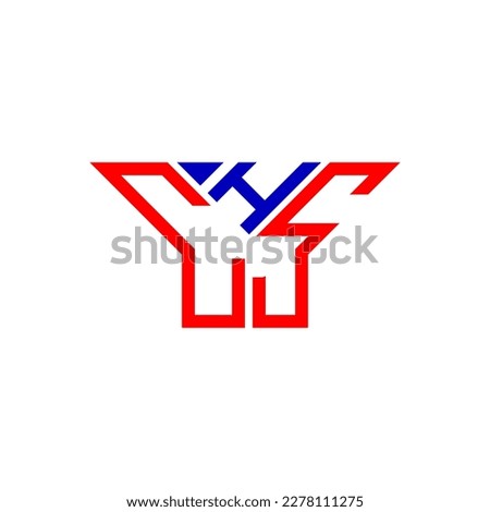 CHS letter logo creative design with vector graphic, CHS simple and modern logo.