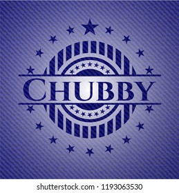 Chubby denim background