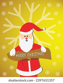 a chubby man whishing christmas