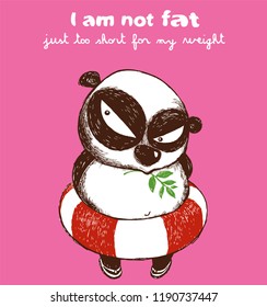 chubby panda,cute panda,excercise panda,slim panda,vegetarian panda