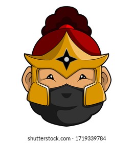 Chubby Warrior. Ninja Knight Edition.
