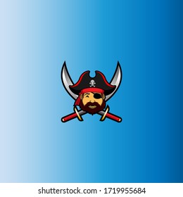 Chubby Warriors. Pirate Knight Edition with Two Swords.