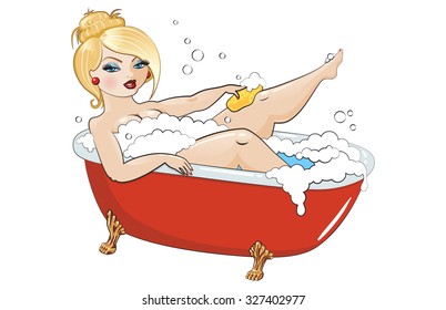 Baño de mujeres chupby - vector