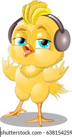 Chuck listens to rock music