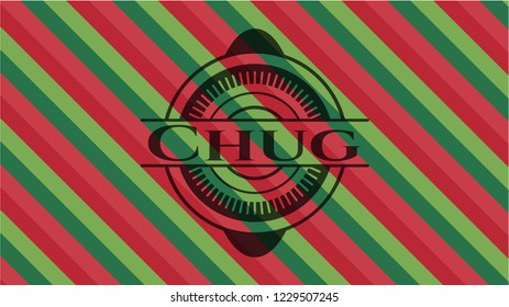 Chug christmas badge.