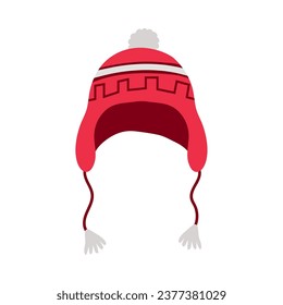 chullo hat illustration vector isolated