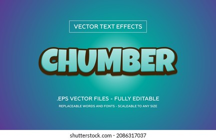 Chumber 3D Text, suitable for UI Games