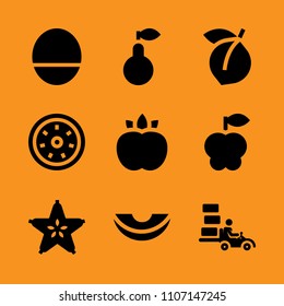 chunk, symbol, studio and shop icon set. Vector illustration for web and design.