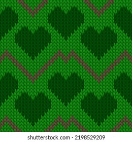 Chunky rhombus argyle knit texture geometric seamless pattern. Rug knitwear structure imitation. Nordic style seamless knitted pattern. Repeatable background.