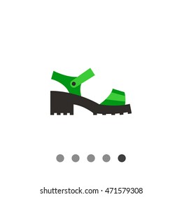 Chunky Sandal Icon
