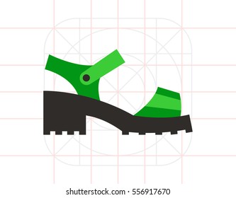Chunky Sandal Icon